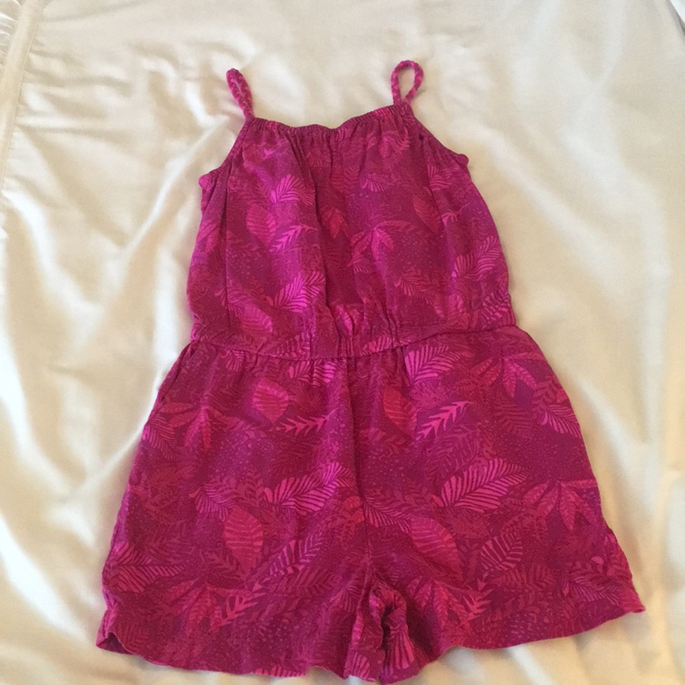 Girls pink/purple romper.